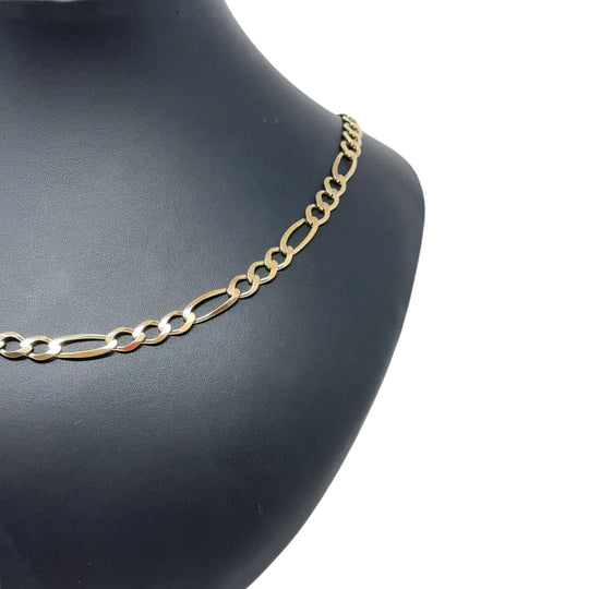 9ct Yellow Gold Figaro Chain (28")