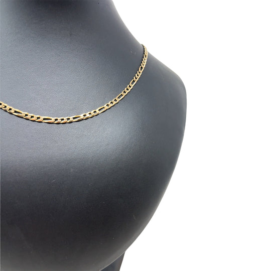 9ct Yellow Gold Figaro Chain (20")