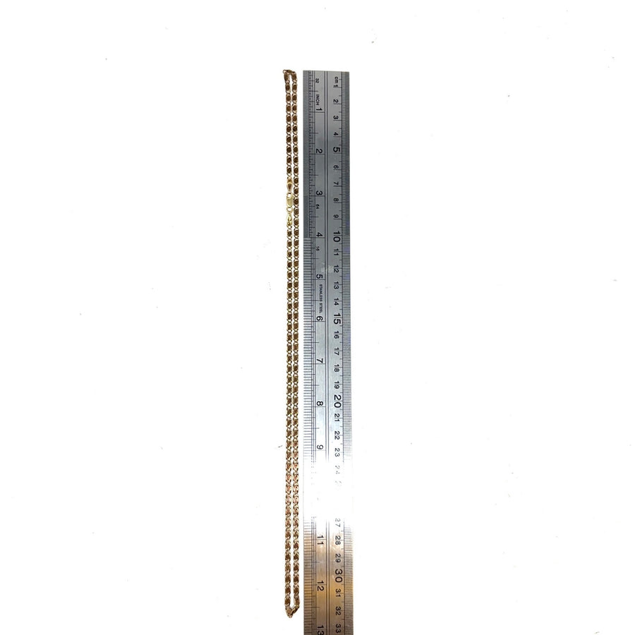 9ct Yellow Gold Fancy Link Chain (25")