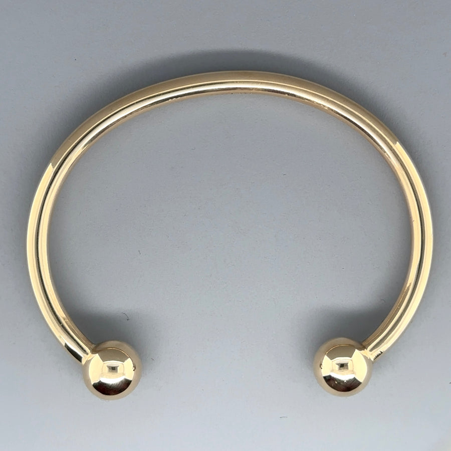 9ct Yellow Gold Torque Bangle