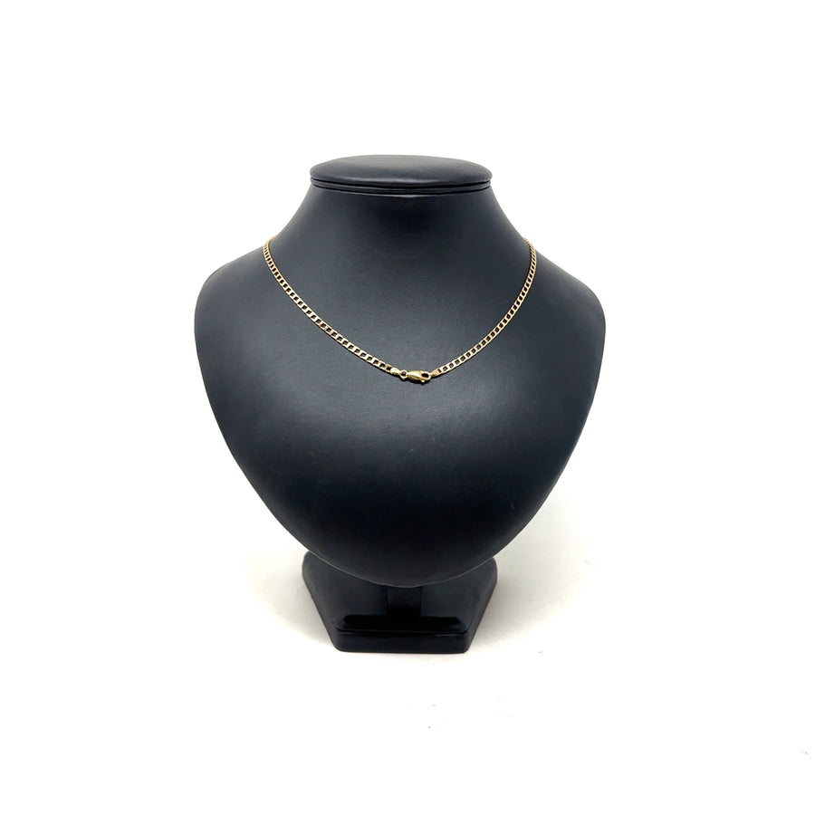 9ct Yellow Gold Curb Chain (19")