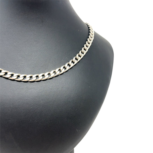 Sterling Silver Curb Chain (20")