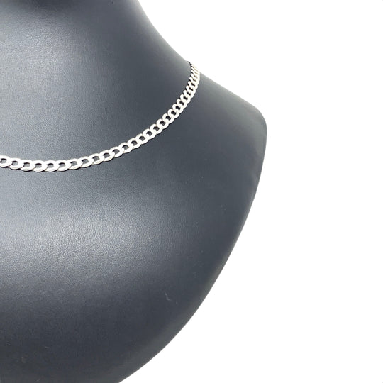 Sterling Silver Curb Chain (18")