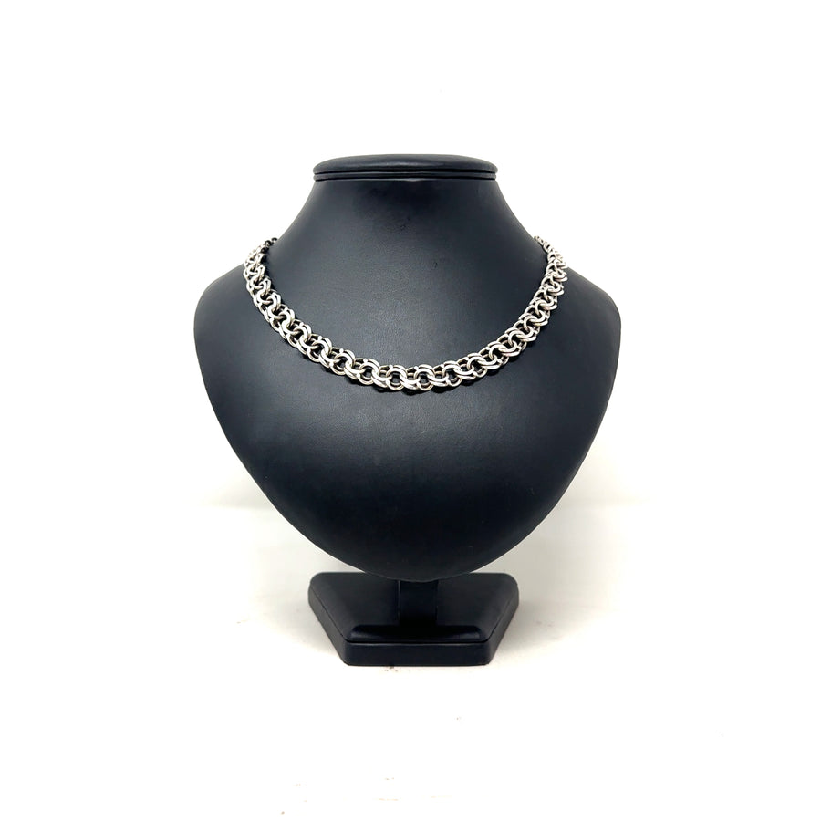 Sterling Silver Fancy Link Chain (20")
