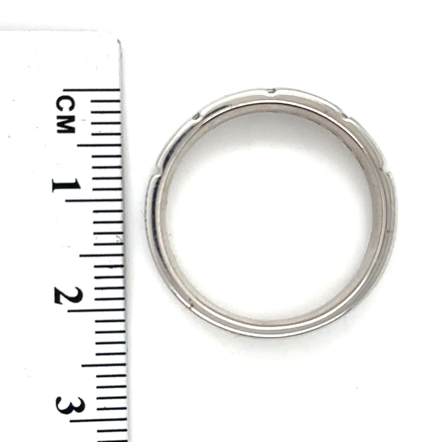 18ct White Gold Diamond Set Ring (c. 0.30ct) - Size R