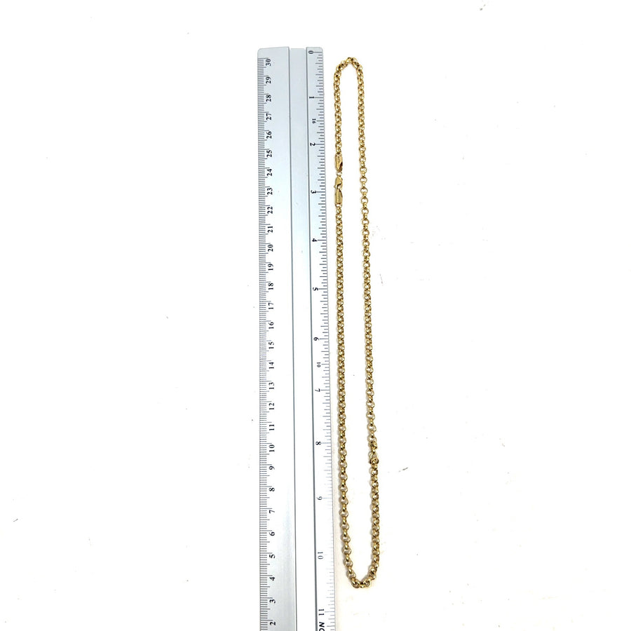 9ct Yellow Gold Belcher Chain (21")