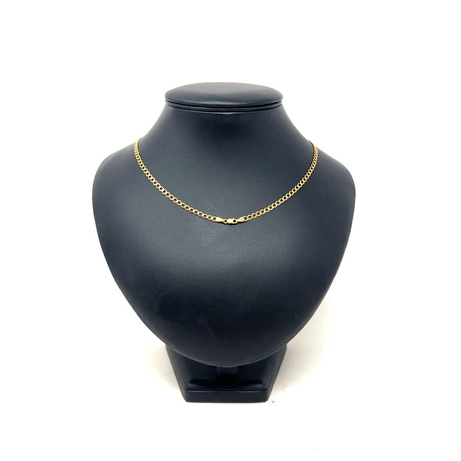 9ct Yellow Gold Curb Chain (20")