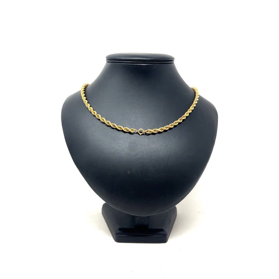 9ct Yellow Gold Rope Chain (24")