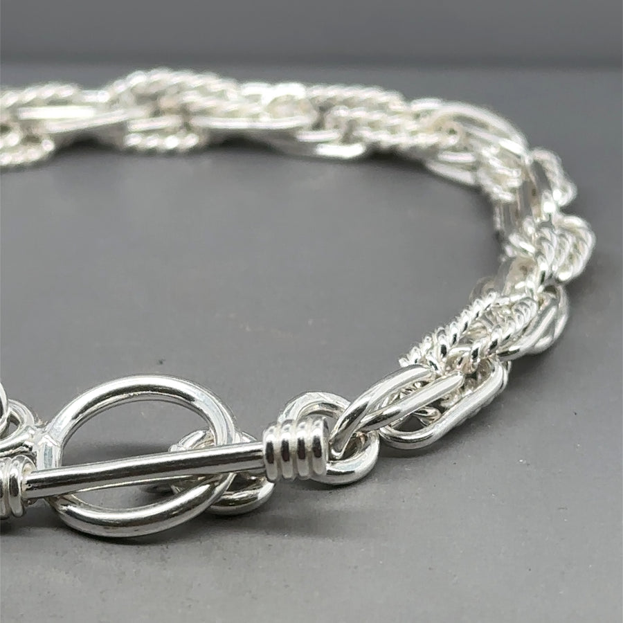Sterling Silver Twist Style Bracelet NEW!