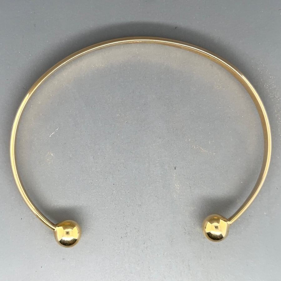 9ct Yellow Gold Torque Bangle