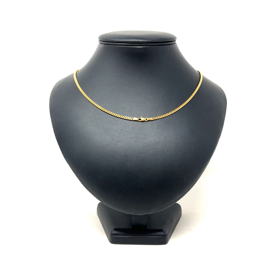 9ct Yellow Gold Curb Chain (22")