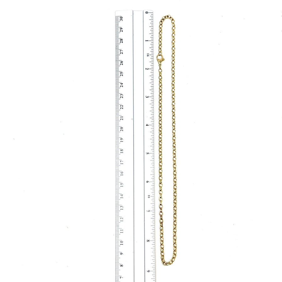 9ct Yellow Gold Belcher Chain (18")