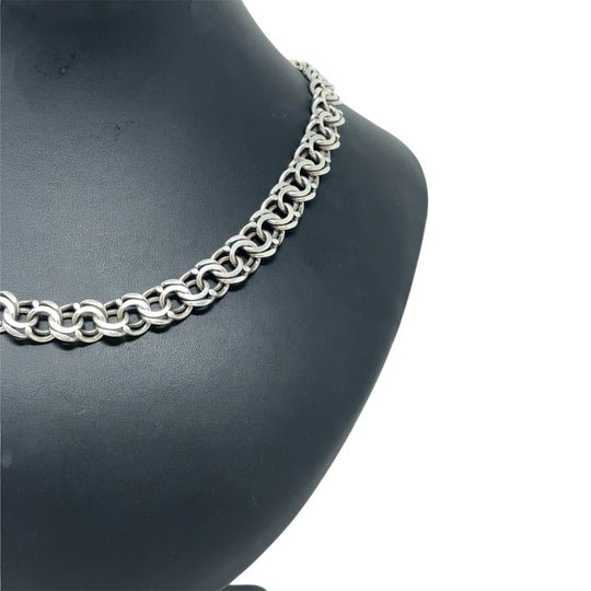 Sterling Silver Fancy Link Chain (20")