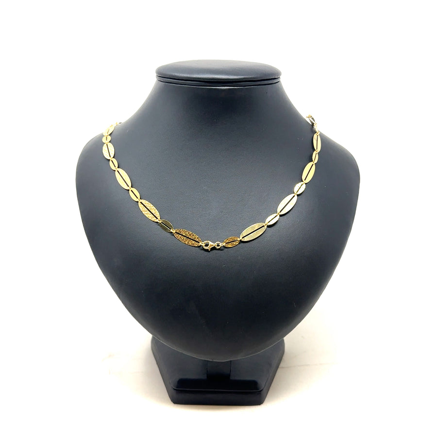 14ct Yellow Gold Fancy Necklace (22") NEW!