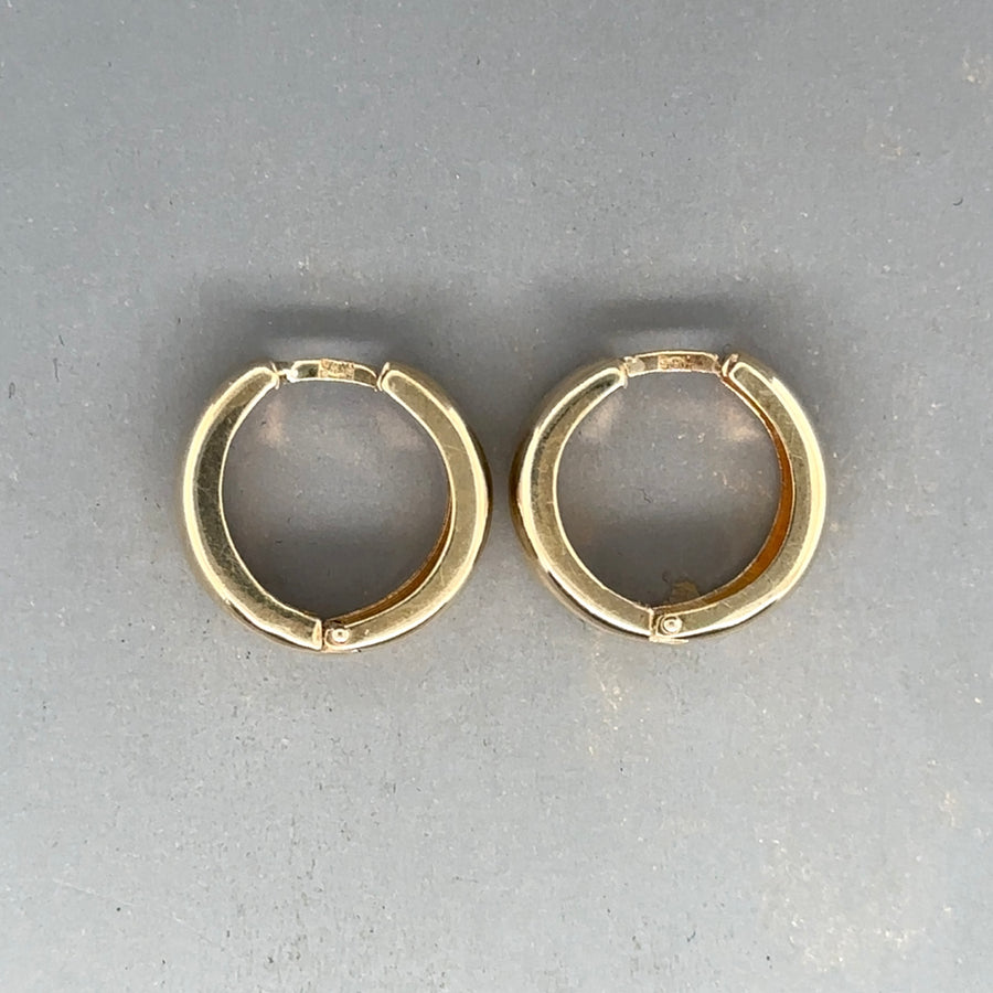 9ct Yellow Gold Hoop Earrings