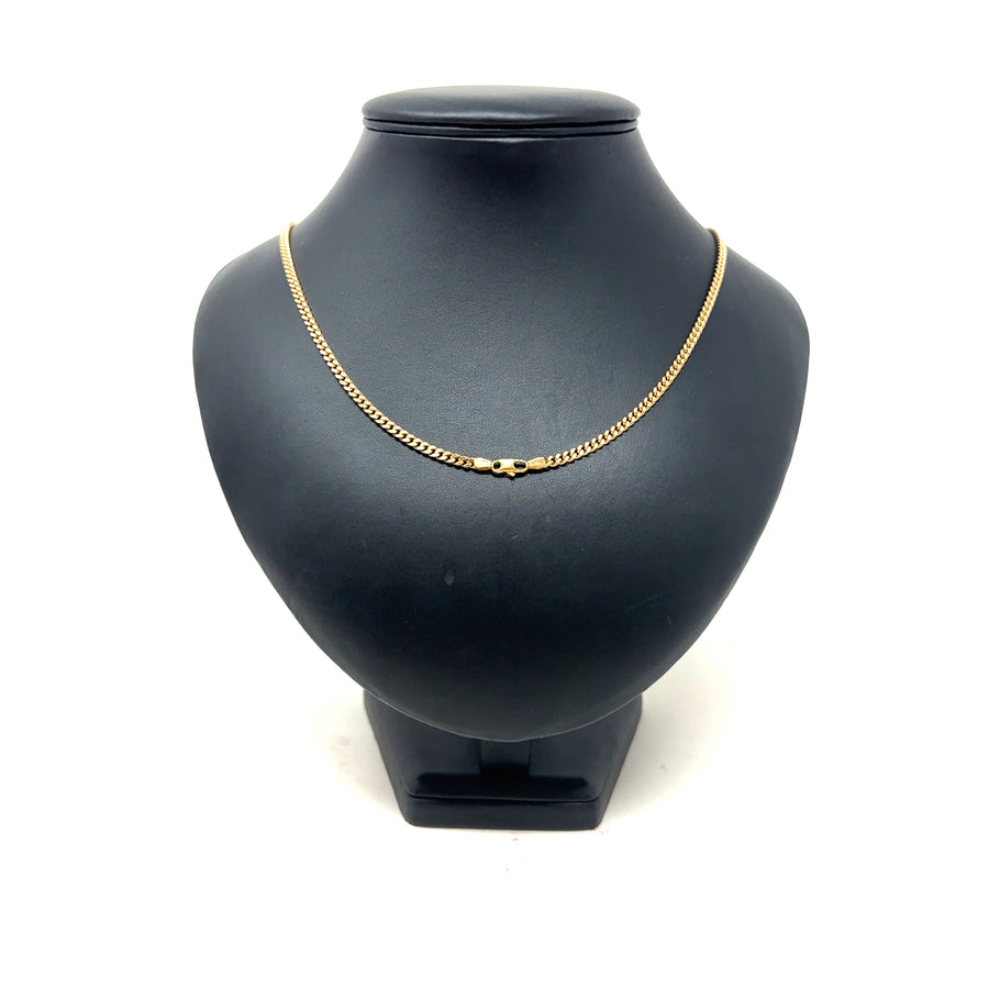 9ct Yellow Gold Curb Chain (29")