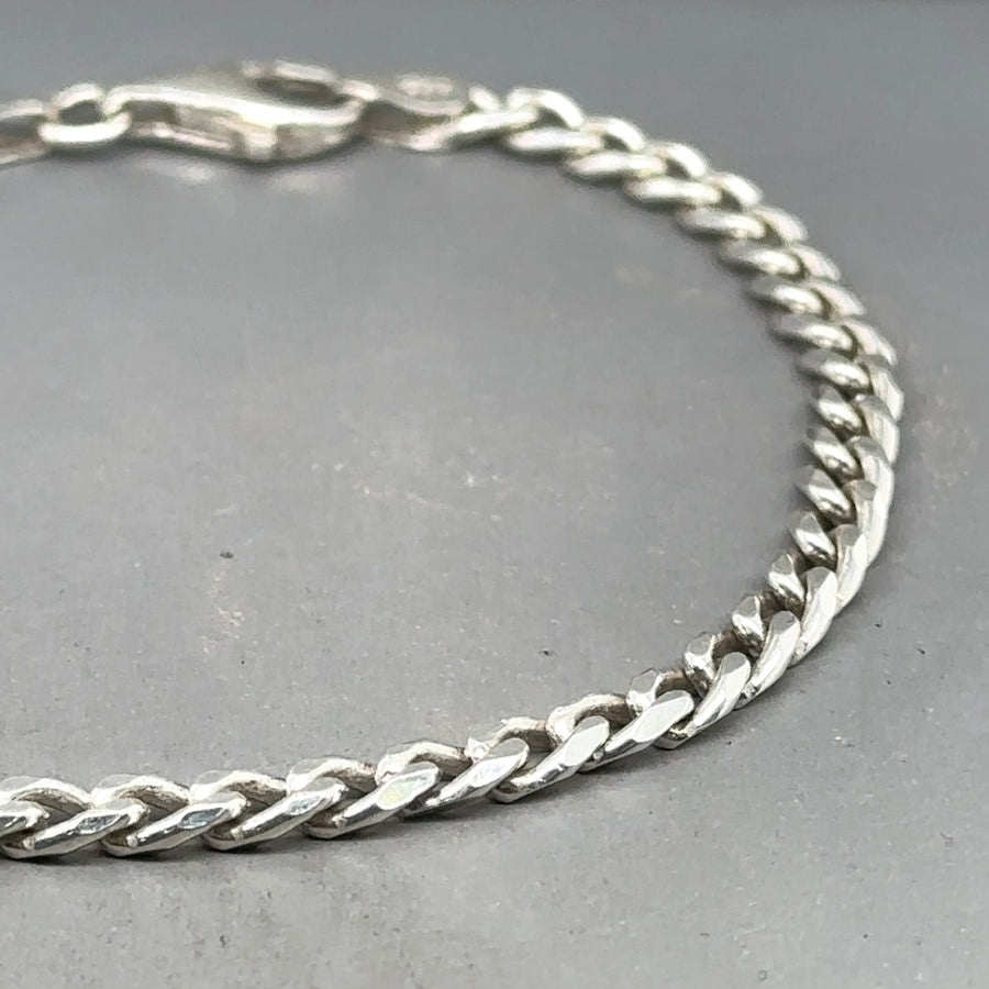 Sterling Silver Curb Bracelet