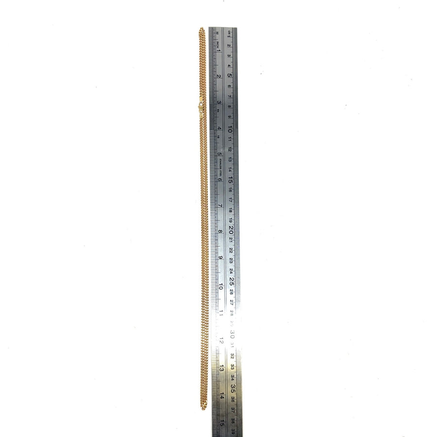9ct Yellow Gold Curb Chain (29")