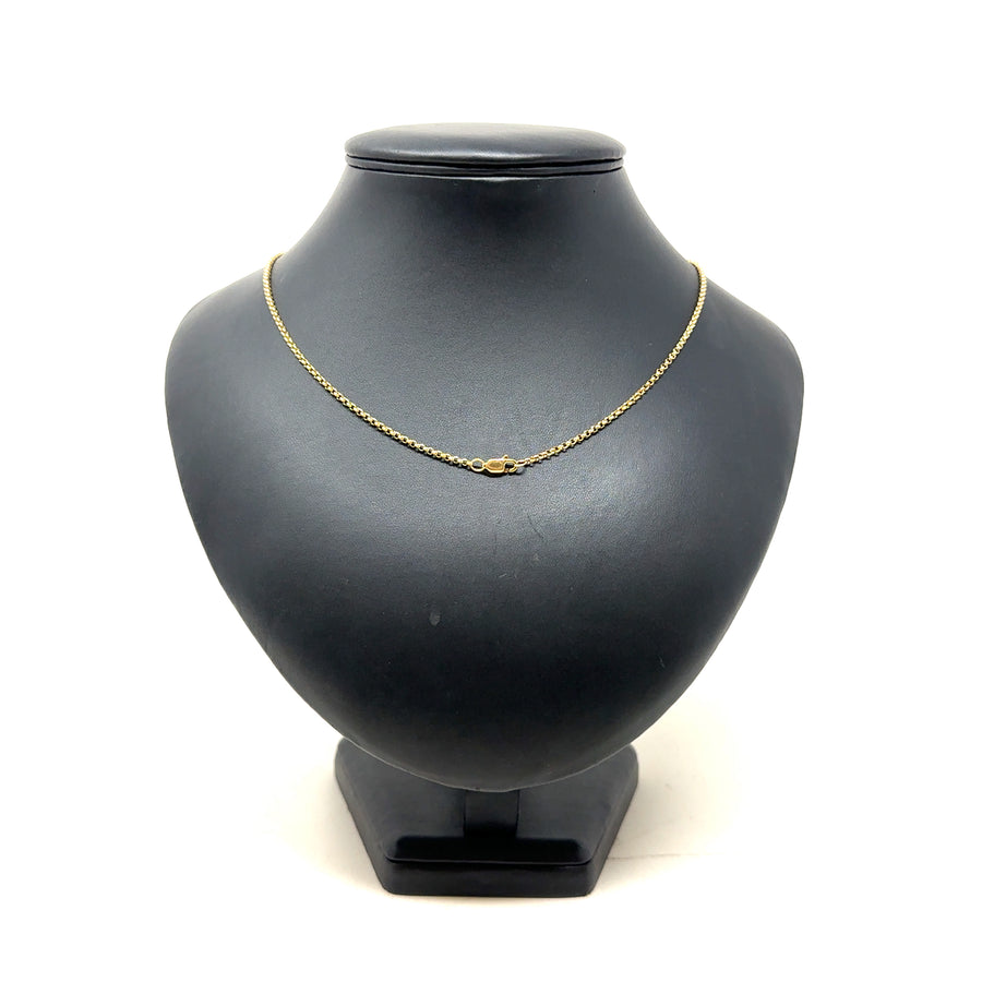 9ct Yellow Gold Fine Belcher Chain (21")