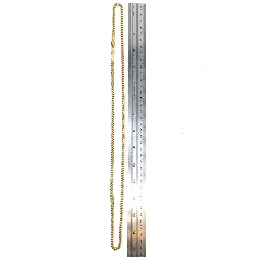 9ct Yellow Gold Box Chain (30")