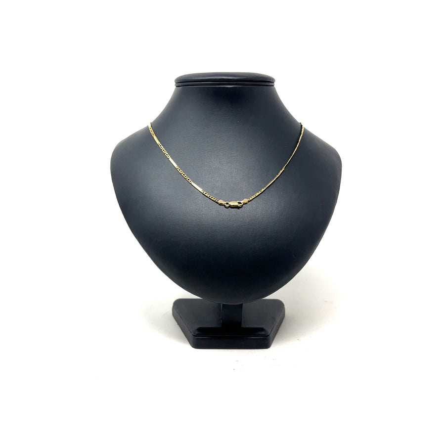 9ct Yellow Gold Fancy Link Chain (28")