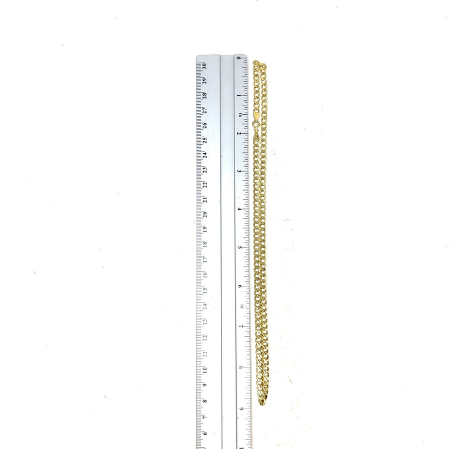 9ct Yellow Gold Curb Chain (18")