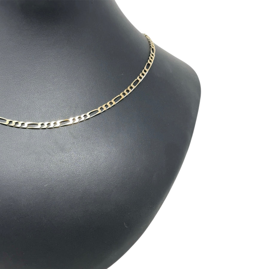 9ct Yellow Gold Figaro Chain (18")