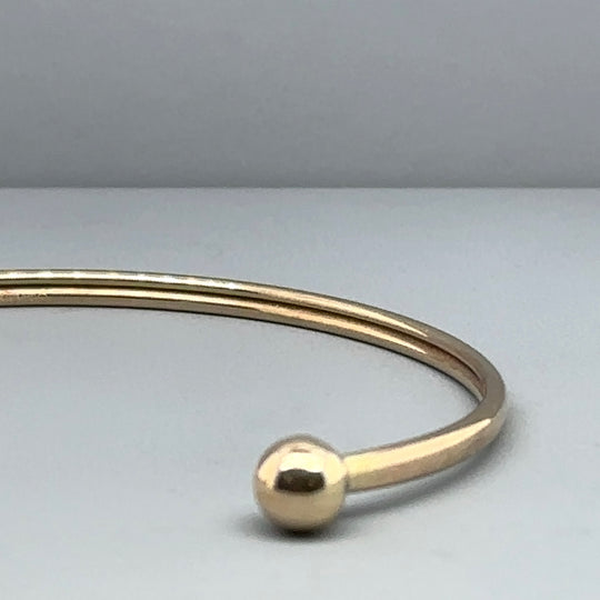 9ct Yellow Gold Torque Bangle