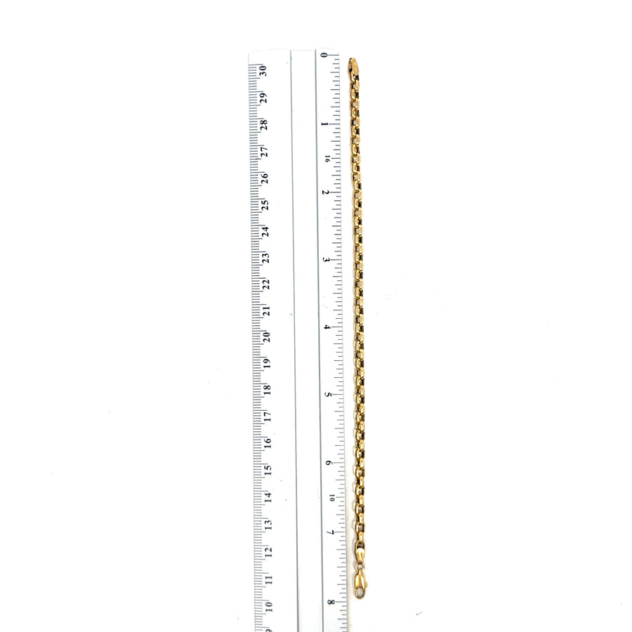 9ct Yellow Gold Belcher Bracelet