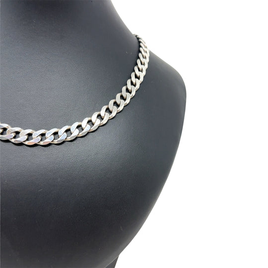 Sterling Silver Curb Chain (20")