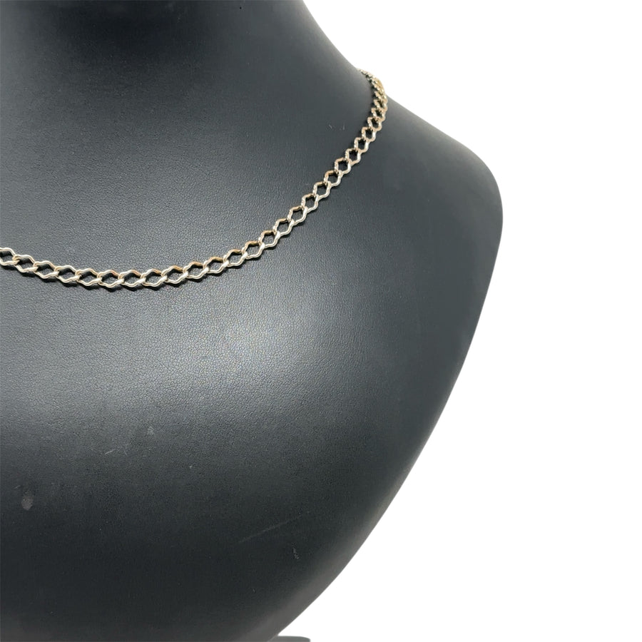 9ct Yellow Gold Loose Curb Chain (16")