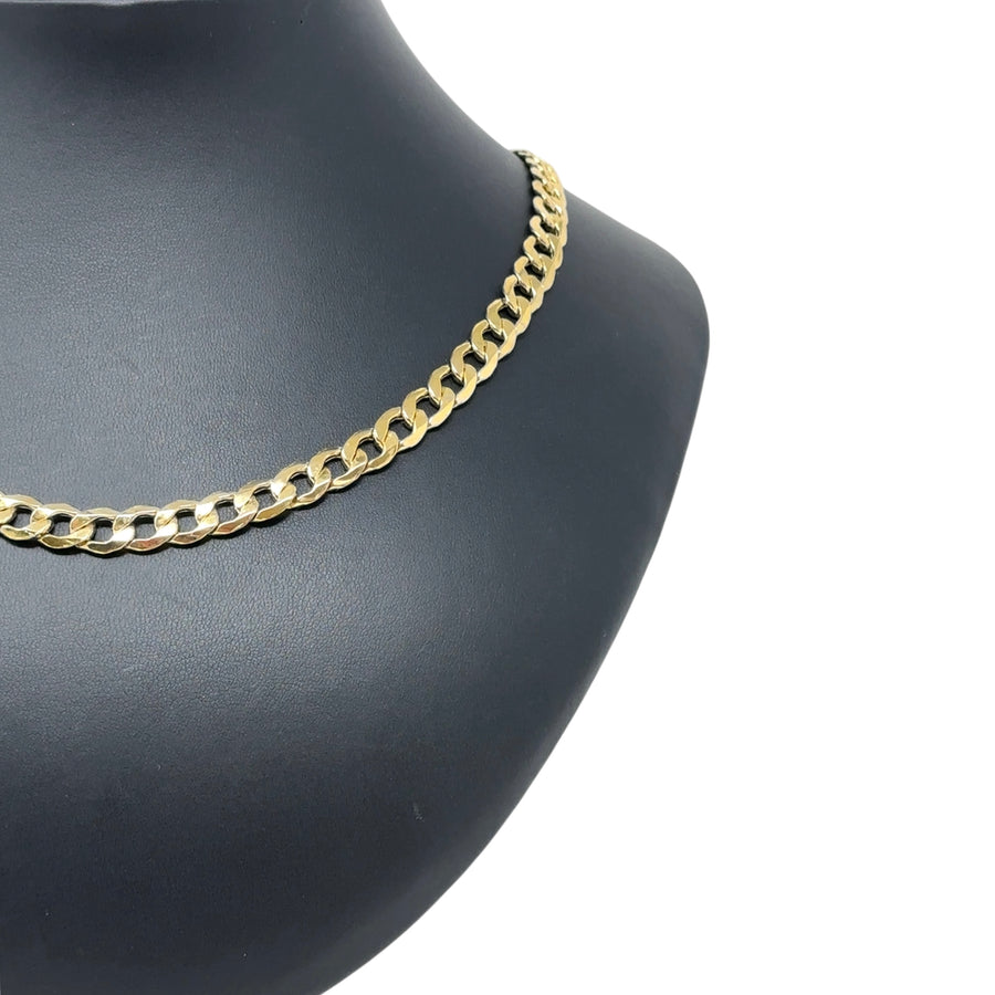 9ct Yellow Gold Curb Chain (20")