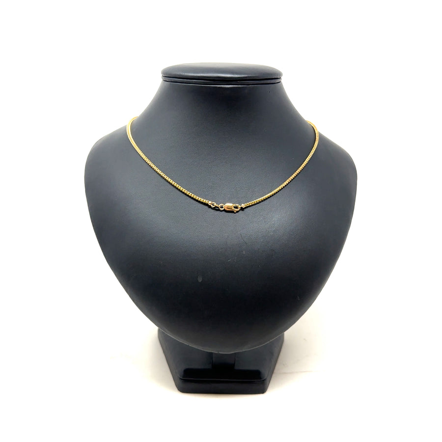 9ct Yellow Gold Box Chain (18")