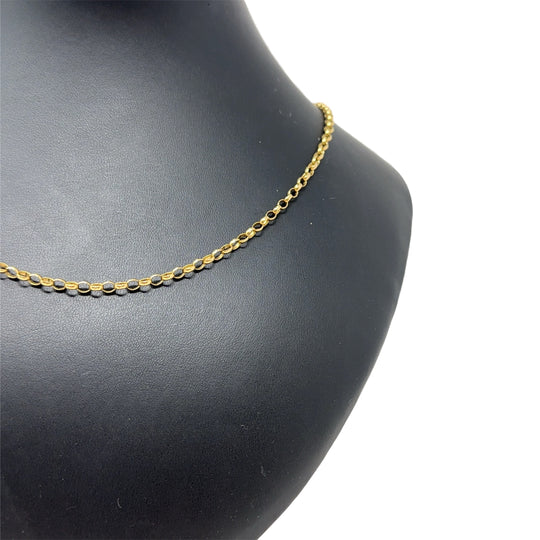 9ct Yellow Gold Belcher Chain (21")