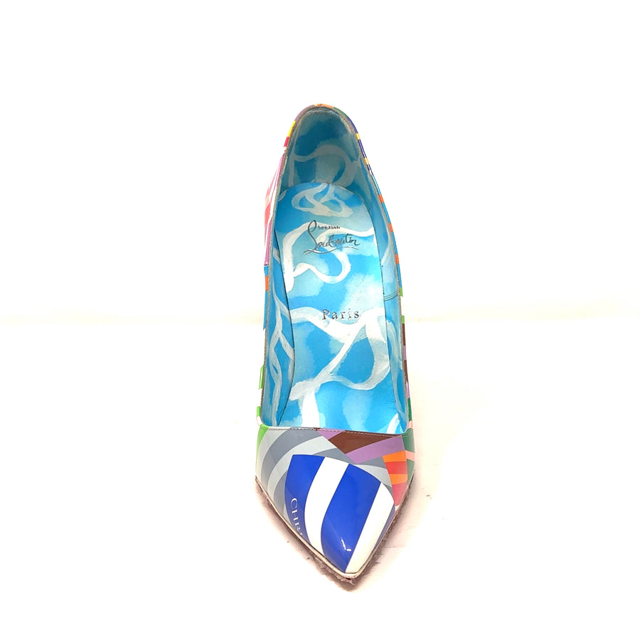 Pre-Owned Christian Louboutin So Kate Multi Colour Heels - UK Size 6 1/2 (EU 40)
