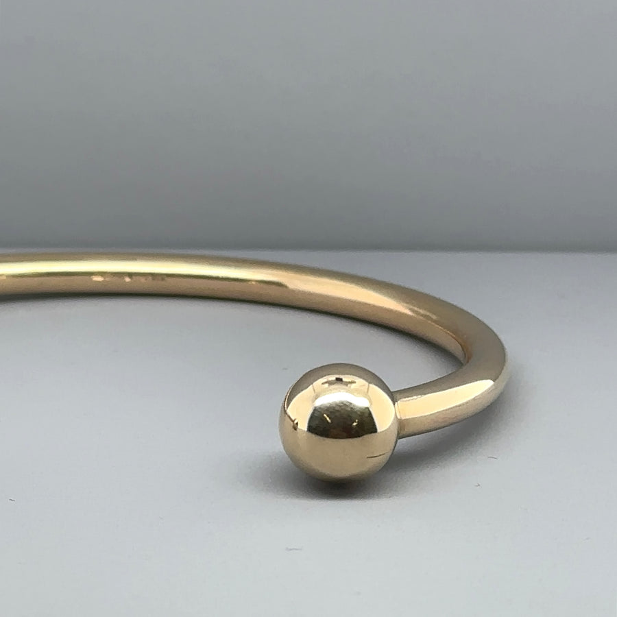 9ct Yellow Gold Torque Bangle