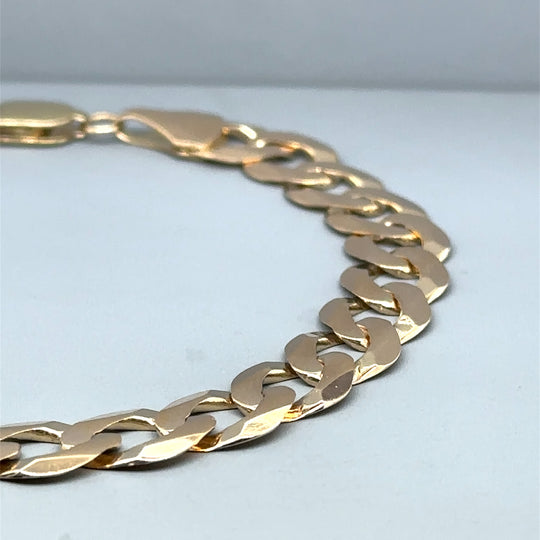 9ct Yellow Gold Curb Bracelet