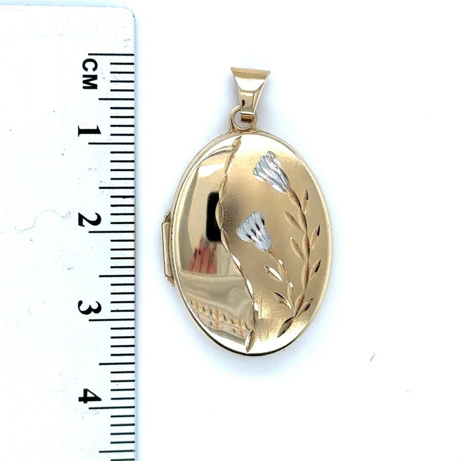9ct Bi-Colour Locket