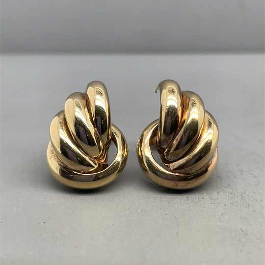 9ct Yellow Gold Fancy Stud Earrings