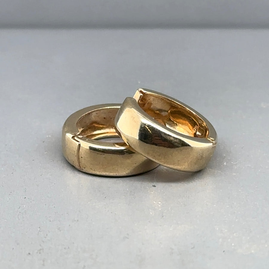 9ct Yellow Gold Hoop Earrings