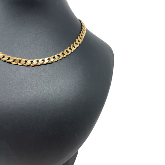 9ct Yellow Gold Curb Chain (16")