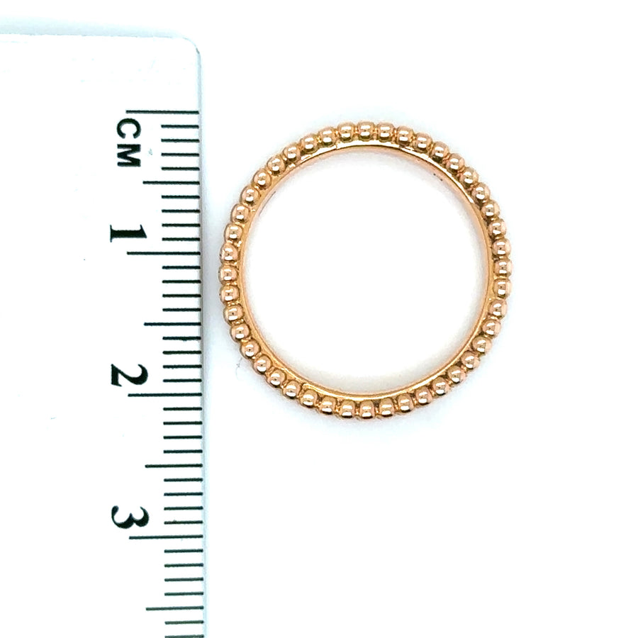 18ct Rose Gold Effervescent Diamond Band Ring (c. 0.50ct) - Size M