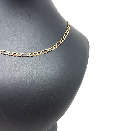 9ct Yellow Gold Figaro Chain (20")