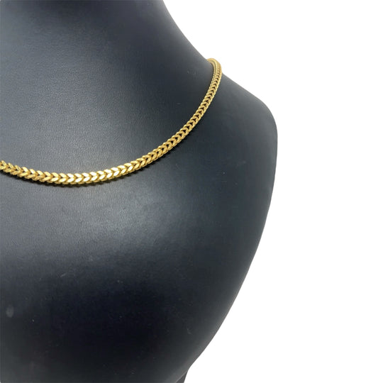 9ct Yellow Gold Box Chain (20")
