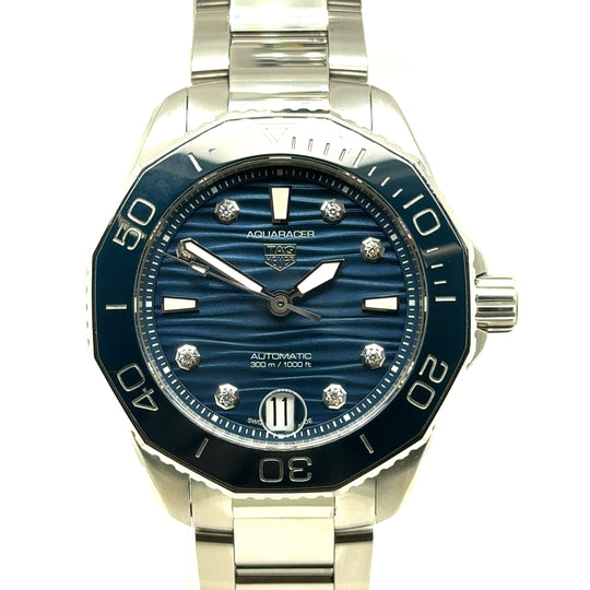Pre-Owned Stainless Steel Tag Heuer Aquaracer Watch (Ladies)