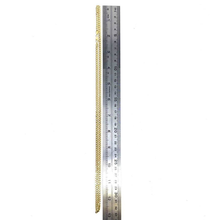 14ct Yellow Gold Curb Chain (26")