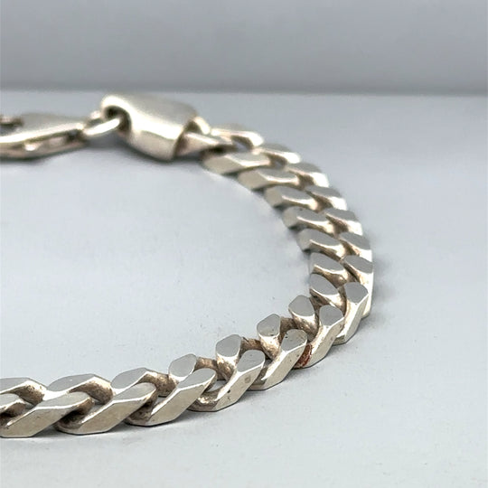 Sterling Silver Curb Bracelet