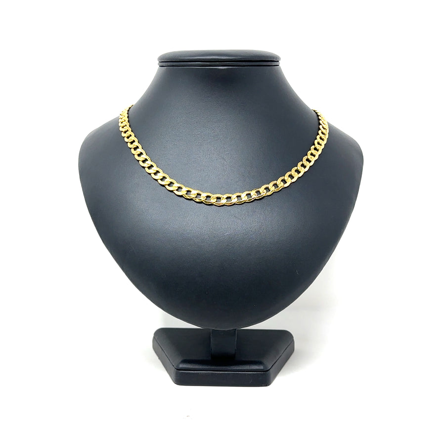 9ct Yellow Gold Curb Chain (20")