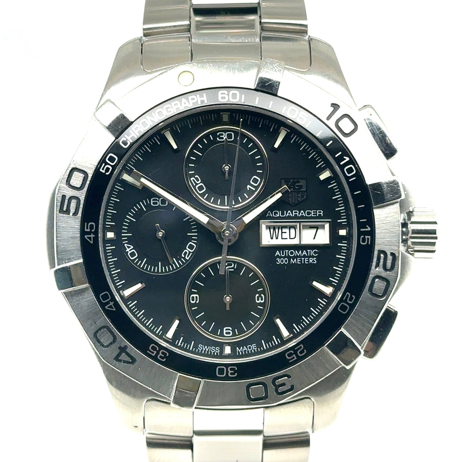 Pre-Owned Stainless Steel Tag Heuer Aquaracer Watch (Gents)