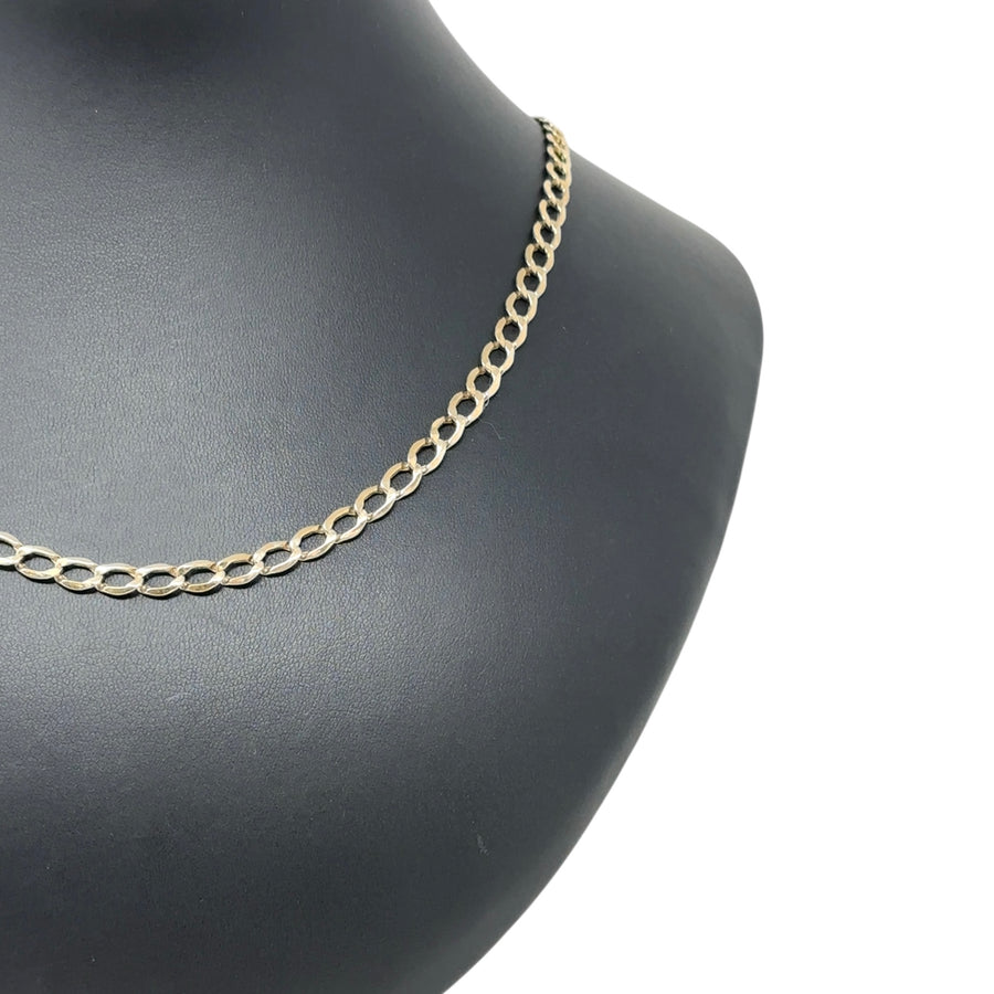 9ct Yellow Gold Curb Chain (22")